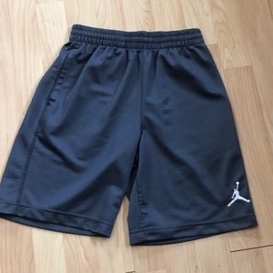 Air Jordan grey athletic shorts